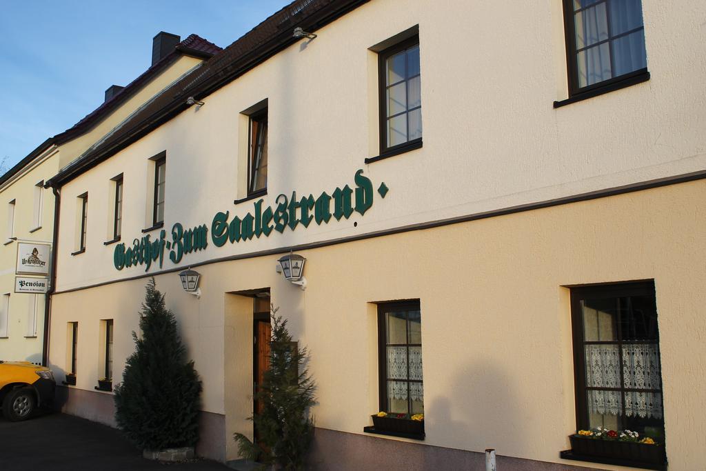 Gasthof & Pension Zum Saalestrand Бад-Дюрренберг Экстерьер фото